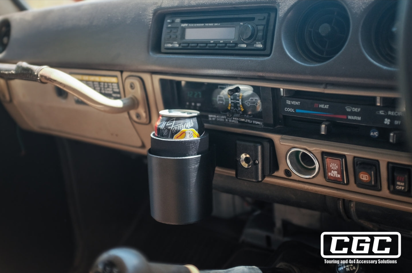 Cupholders to suit 60 series landcruiser FJ60, FJ61, HJ60, HJ61 Models from 1980-1987