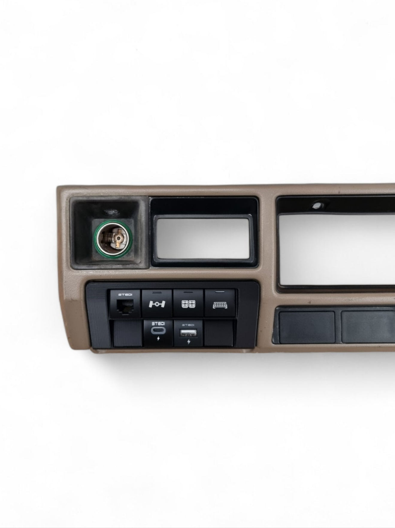 Steel Dash 70 Series AshTray Replacement Switch Panel (Toyota Style) - Suits 73/74/75/78/79