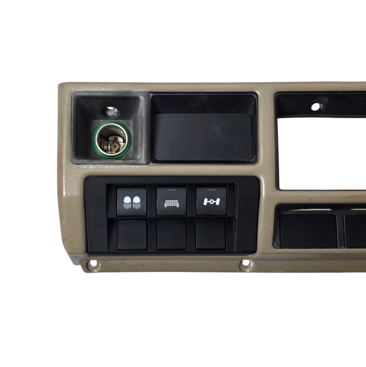 Steel Dash 70 Series AshTray Replacement Switch Panel (Toyota Style) - Suits 73/74/75/78/79