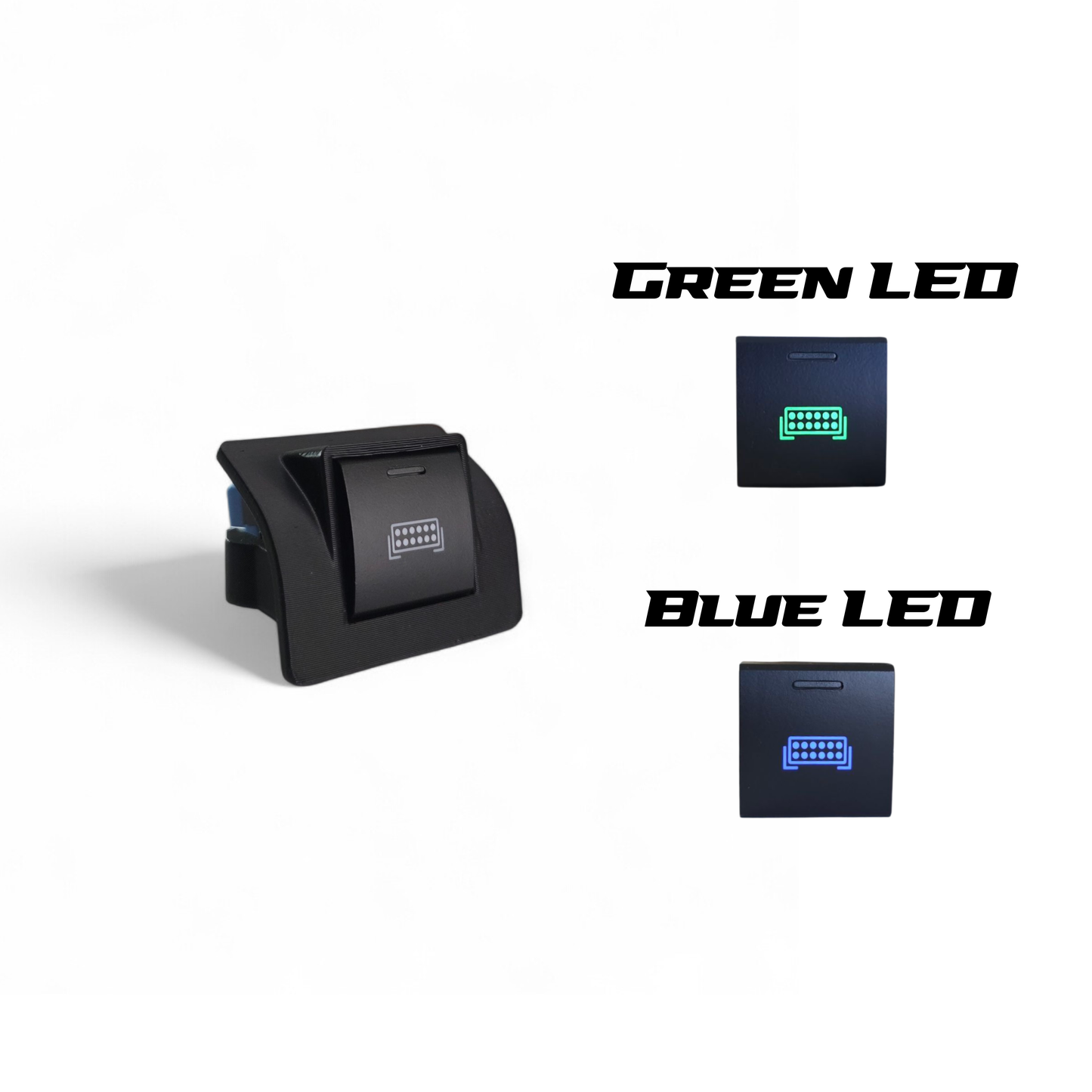 Finally, a clean switch solution for early 80 Series Landcruisers. Our switch adapters suit newer OEM Toyota 22 x 22mm Switches.