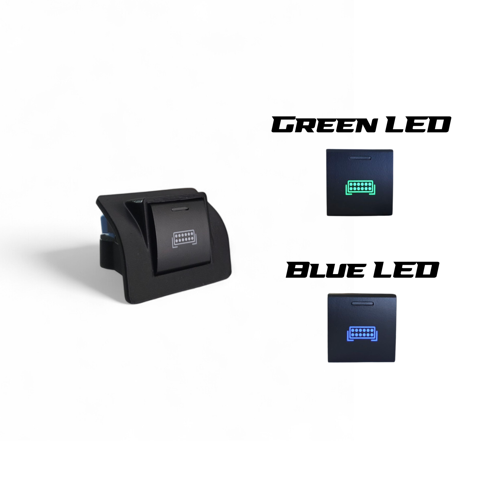 Finally, a clean switch solution for early 80 Series Landcruisers. Our switch adapters suit newer OEM Toyota 22 x 22mm Switches.