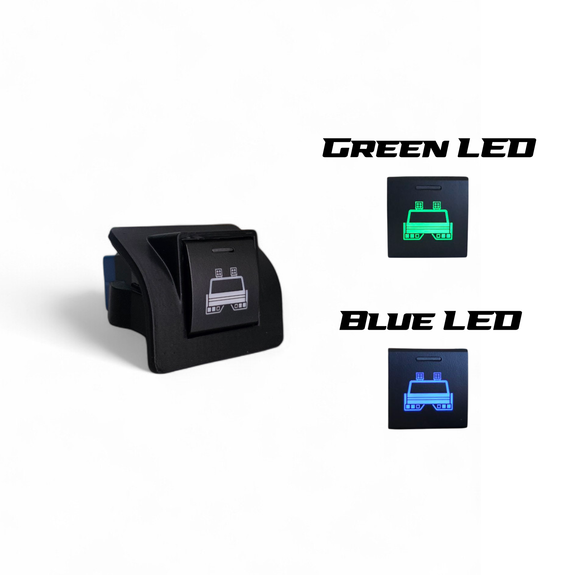 Finally, a clean switch solution for early 80 Series Landcruisers. Our switch adapters suit newer OEM Toyota 22 x 22mm Switches.