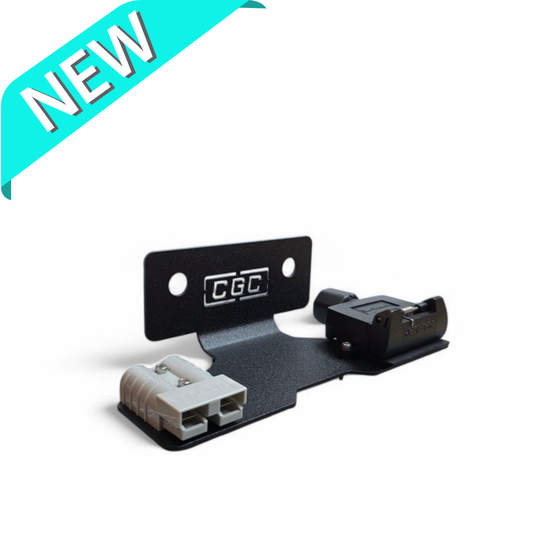 70 80 Series Landcruiser Trailer plug mount suits Narva 7 Pin Trailer Plug and 50A Anderson Plug